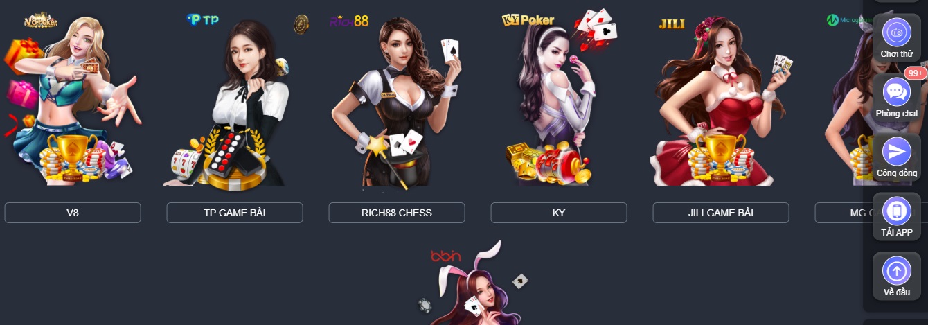 Giao diện Luck888 hiện đại